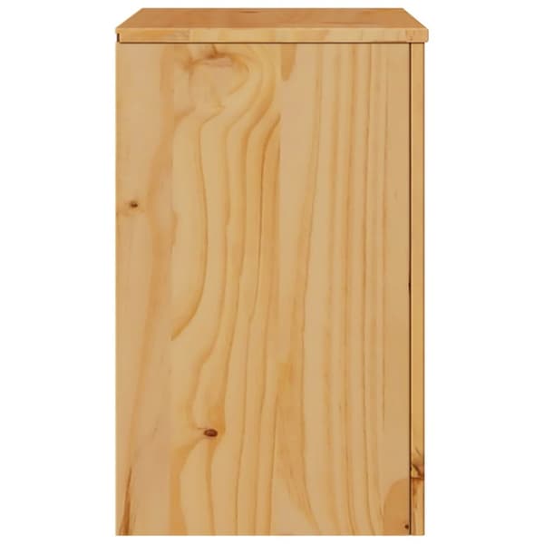 vidaXL Nattbord "DRAMMEN" 45x35x56 cm Massivt furu
