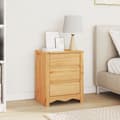 Miniatyrbilde 2 av 11: vidaXL Nattbord "DRAMMEN" 45x35x56 cm Massivt furu