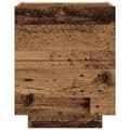 Miniatyrbilde 9 av 11: vidaXL Nattbord med LED-lamper 2 stk Gamle tre 45x40x55 cm