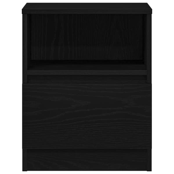 vidaXL Nattbord 2 stk Svart Eik 40x40x50 cm Laget av tre