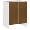 Miniatyrbilde 7 av 11: vidaXL Nattbord "DRAMMEN" Hvit 45x35x56 cm Massivt Tre Furu