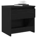 Miniatyrbilde 3 av 11: vidaXL Nattbord 2 stk Svart Eik 40x30x39 cm Laget av tre