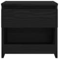 Miniatyrbilde 9 av 11: vidaXL Nattbord 2 stk Svart Eik 40x30x39 cm Laget av tre