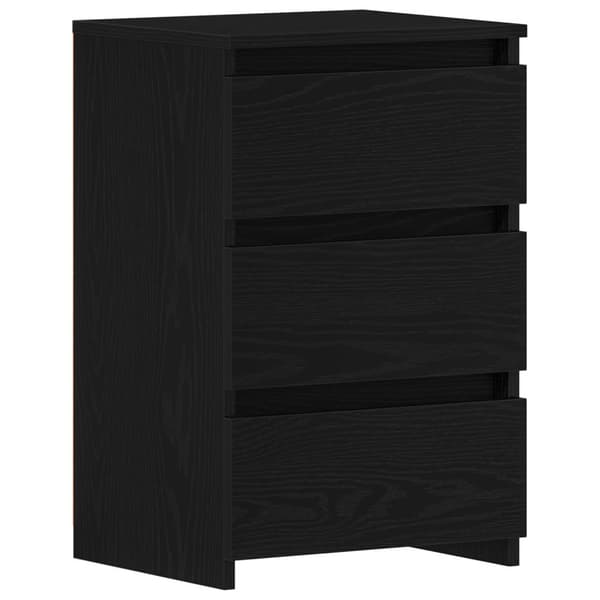vidaXL Nattbord 2 stk Svart Eik 40x35x62,5 cm Laget av Tre