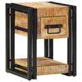 Pikkukuva 1 / 11: vidaXL Yöpöydät 2 kpl 40x40x40 cm Kiinteä mangopuu
