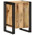 Miniatyrbilde 6 av 11: vidaXL Nattbord 40x40x59 cm Solid Ruft Lyst Mangotre