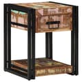 Miniatyrbilde 5 av 11: vidaXL Nattbord 2 stk 40x40x50 cm Massivt Gjenvunnet Tre