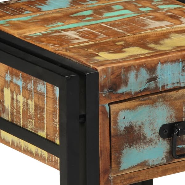 vidaXL Nattbord 2 stk 40x40x50 cm Massivt Gjenvunnet Tre