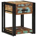 Miniatyrbilde 2 av 11: vidaXL Nattbord 2 stk 40x40x50 cm Massivt Gjenvunnet Tre