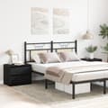 Miniatyrbilde 5 av 11: vidaXL Nattbord 2 stk Svart Eik 50x40x43,5 cm Laget av Tre