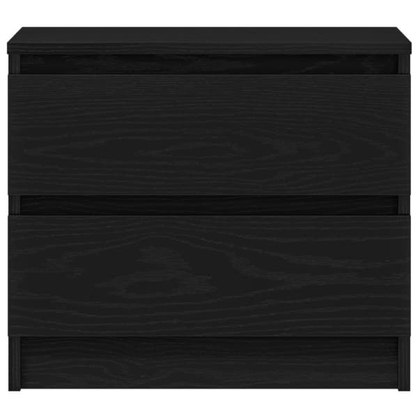 vidaXL Nattbord 2 stk Svart Eik 50x40x43,5 cm Laget av Tre