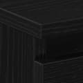 Miniatyrbilde 11 av 11: vidaXL Nattbord 2 stk Svart Eik 50x40x43,5 cm Laget av Tre