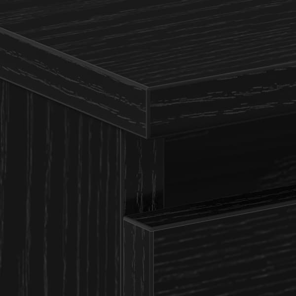 vidaXL Nattbord 2 stk Svart Eik 50x40x43,5 cm Laget av Tre