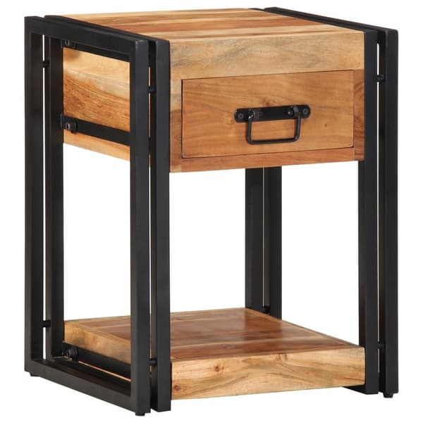 vidaXL Nattbord 40x35x50 cm Solid Akasietre