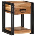 Miniatyrbilde 5 av 11: vidaXL Nattbord 40x35x50 cm Solid Akasietre