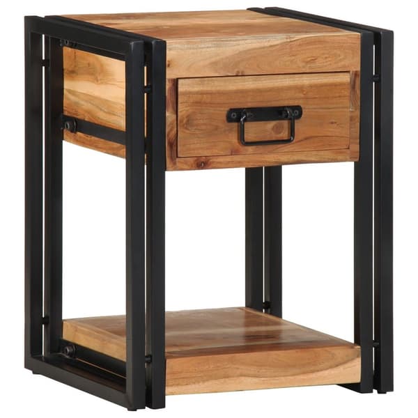 vidaXL Nattbord 40x35x50 cm Solid Akasietre