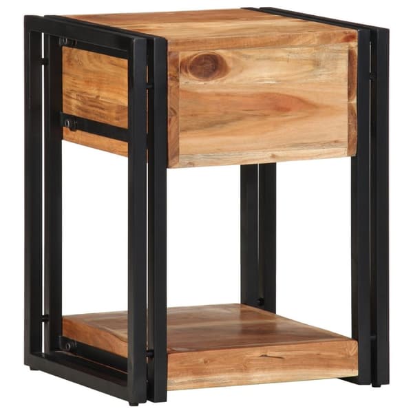 vidaXL Nattbord 40x35x50 cm Solid Akasietre