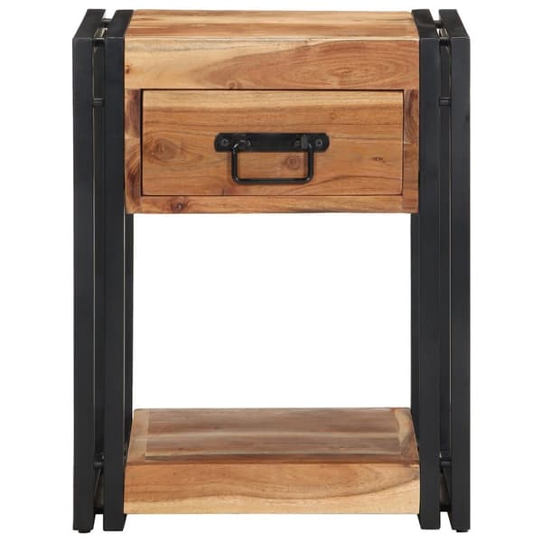 vidaXL Nattbord 40x35x50 cm Solid Akasietre