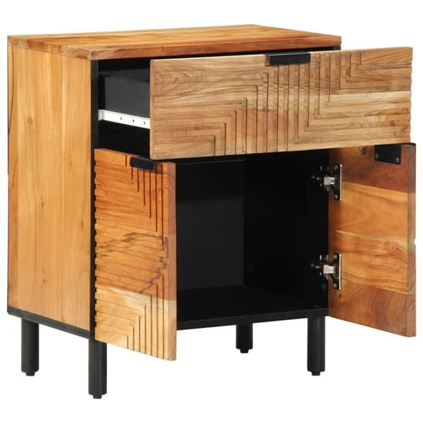 vidaXL Nattbord 50x33x60 cm Massivt akasietre