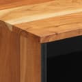 Miniatyrbild 7 av 11: vidaXL Sängbord Brunt, Svart