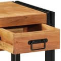 Miniatyrbilde 11 av 11: vidaXL Nattbord 2-pakning 40x40x50 cm Massivt Akasietre