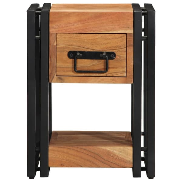 vidaXL Nattbord 30x30x40 cm Solid Akasietre