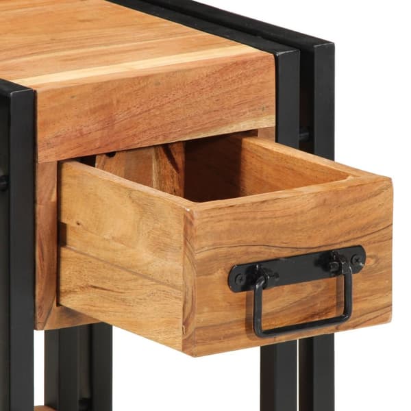 vidaXL Nattbord 30x30x40 cm Solid Akasietre