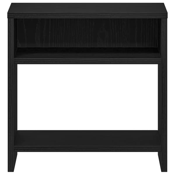 vidaXL Nattbord svart eik 40x30x40 cm konstruert tre