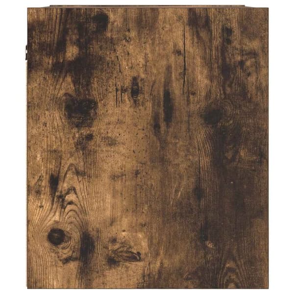 vidaXL Veggmonterte nattbord 2 stk røkt eik 38x34x40 cm