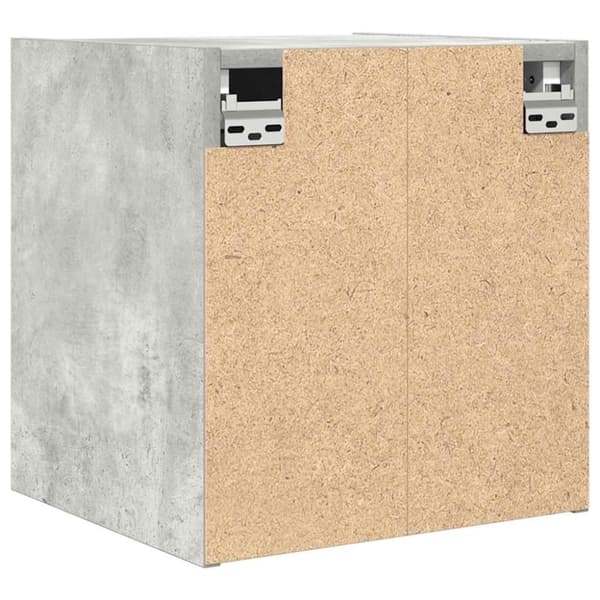 vidaXL væghængt sengebord 38x34x40 cm betongrå