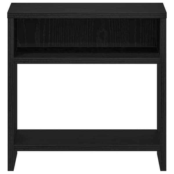 vidaXL sengeborde 2 stk. 40x30x40 cm konstrueret træ sort egetræsfarve