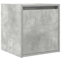 Miniatyrbilde 6 av 11: vidaXL Veggmonterte nattbord 2 stk betonggrå 38x34x40 cm