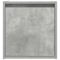 Miniatyrbilde 8 av 11: vidaXL Veggmonterte nattbord 2 stk betonggrå 38x34x40 cm