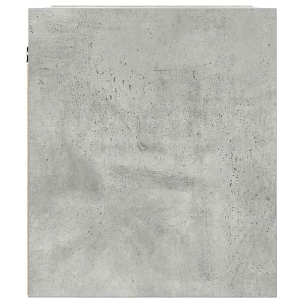 vidaXL Veggmonterte nattbord 2 stk betonggrå 38x34x40 cm
