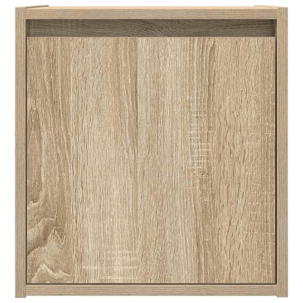 vidaXL væghængt sengebord 38x34x40 cm sonoma-eg