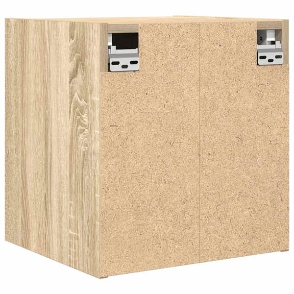vidaXL væghængt sengebord 38x34x40 cm sonoma-eg