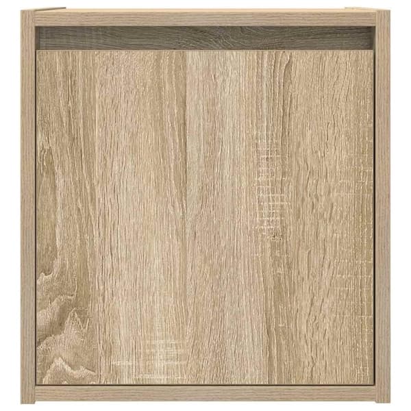 vidaXL Veggmontert nattbord 2 stk sonoma eik 38x34x40 cm