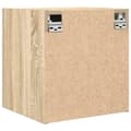 Miniatyrbilde 10 av 11: vidaXL Veggmontert nattbord 2 stk sonoma eik 38x34x40 cm