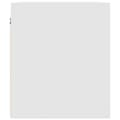 Miniatyrbilde 9 av 11: vidaXL Veggmontert nattbord 2 stk hvit 38x34x40 cm