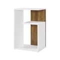 Miniatyrbillede 1 af 9: Bord, LET224T41, 30x40x60 cm, Valnød Brun-Hvid