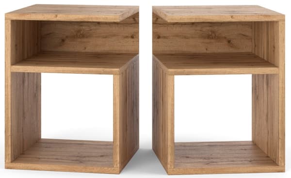 Sängbord Ek Wotan 30 CM Sängbord Sovrumsmöbler Nakastlik