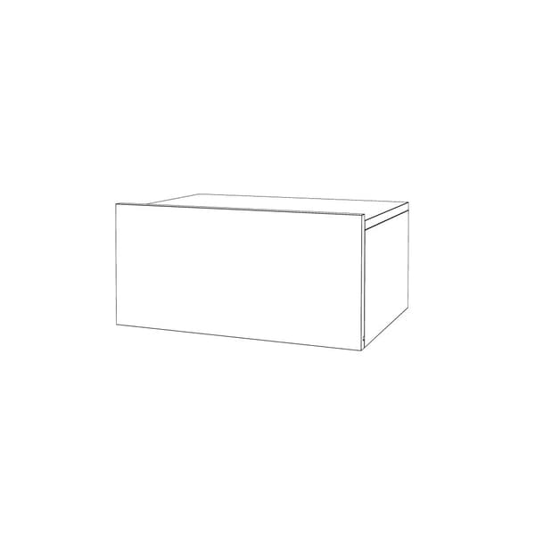 Sängbord Vit Hängande 45CM 1S Sängbord Sovrumsmöbler Nakastlik