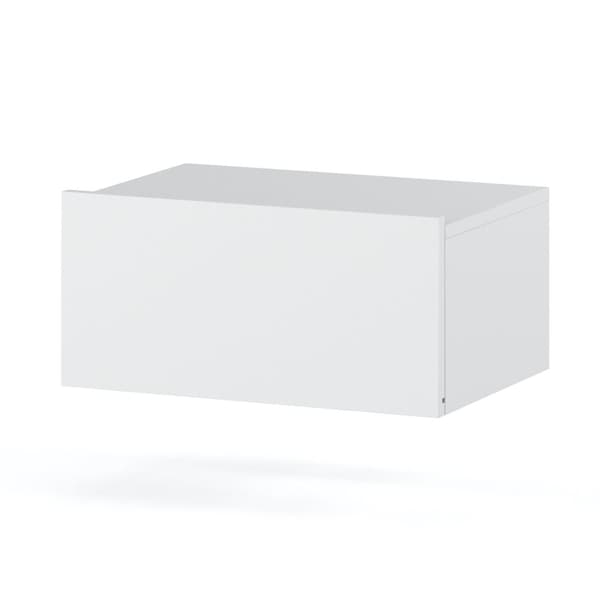 Sängbord Vit Hängande 45CM 1S Sängbord Sovrumsmöbler Nakastlik