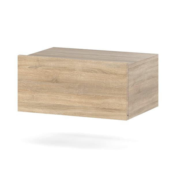 Hängande Nattduksbord Sonoma Ek 45 CM 1S Sängbord Sovrumsmöbler