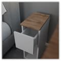 Miniatyrbild 5 av 11: SMAL VIT SÄNGSKÅP 20 CM BORD MED 1 LÅDA SCANDINAVIAN FÖR SOVRUM