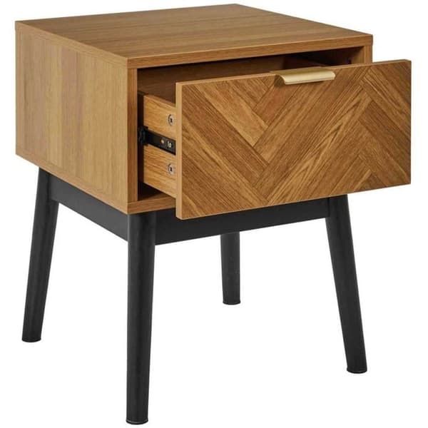 Designsängbord "Felix" 50cm Brun