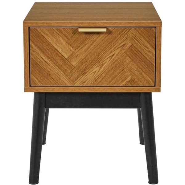Designsängbord "Felix" 50cm Brun