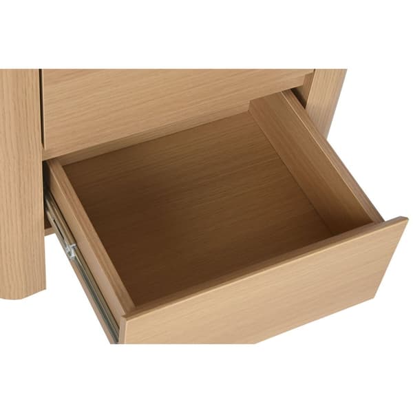 Natbord Home ESPRIT Natur Lysegrå 56 X 40 X 51 cm