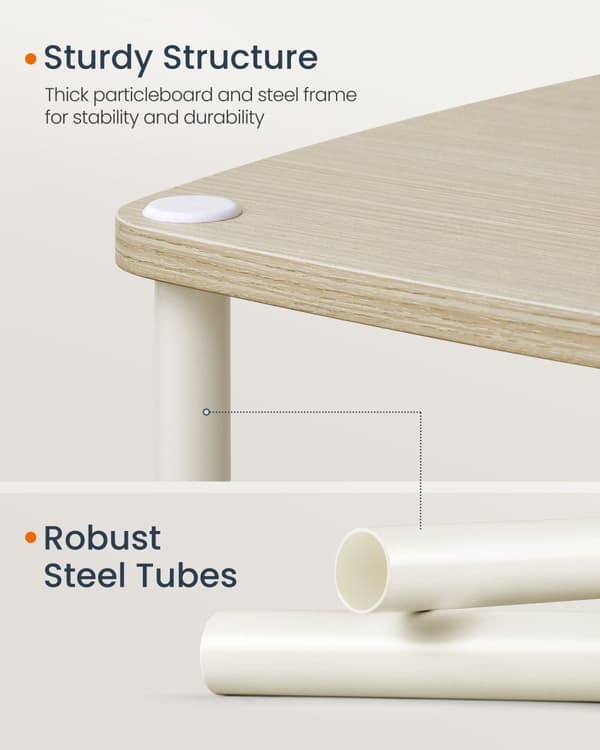 Moderne sidebord - 3 opbevaringsplader - Natural Beige