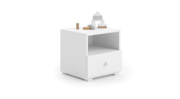 Emi sengebord hvid